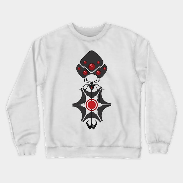 Widowmaker Skill Inspired Print Crewneck Sweatshirt by ToriSipes